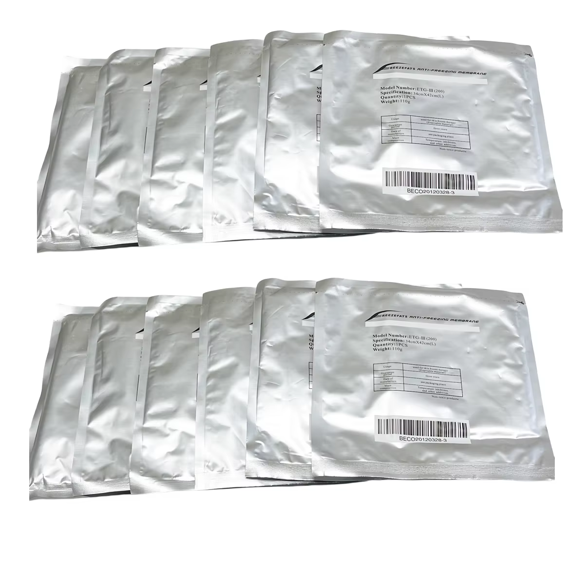 Membranes de congélation des graisses Membranes antigel patchs de Gel pour cryolipolyse corps minceu