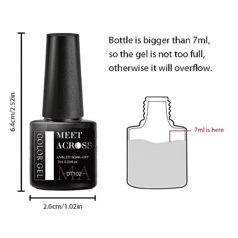 Vernis à ongles Gel noir blanc, combinaisons de couleurs multiples, décorations Nail Art à faire soi