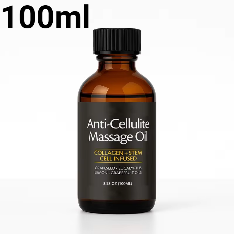 Huile de massage corporel anti-cellulite 240/100ml, aromathérapie naturelle, huile essentielle relax