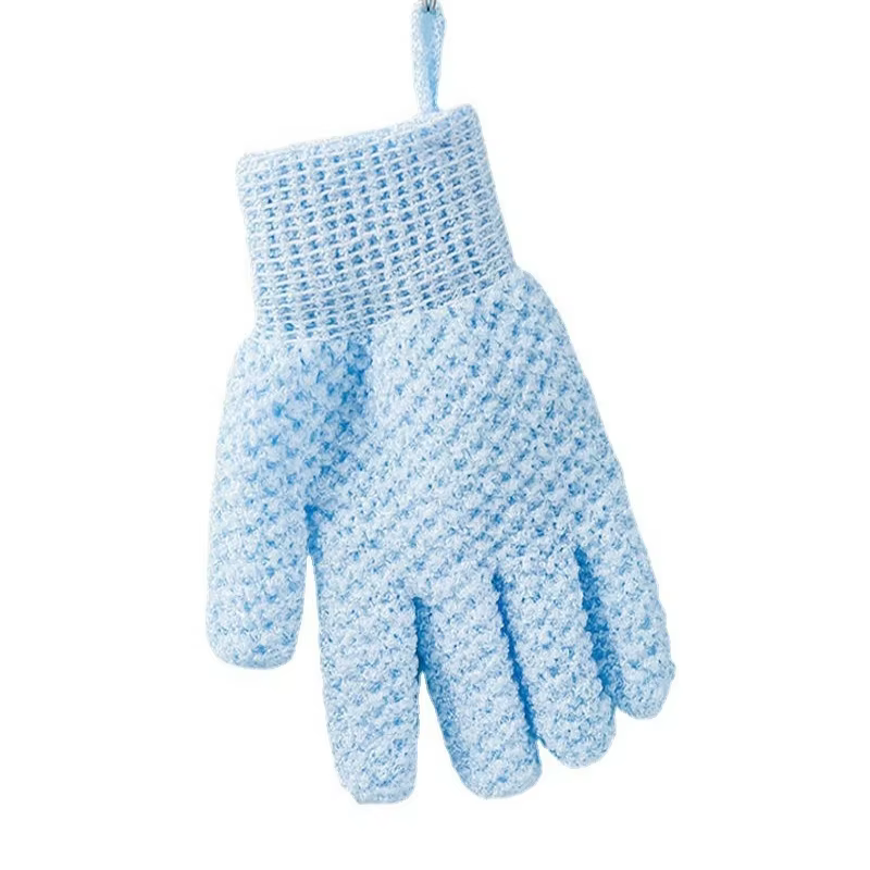 Serviette à friction gants de douche à cinq doigts douche outils de douche de boue givrée serviette 