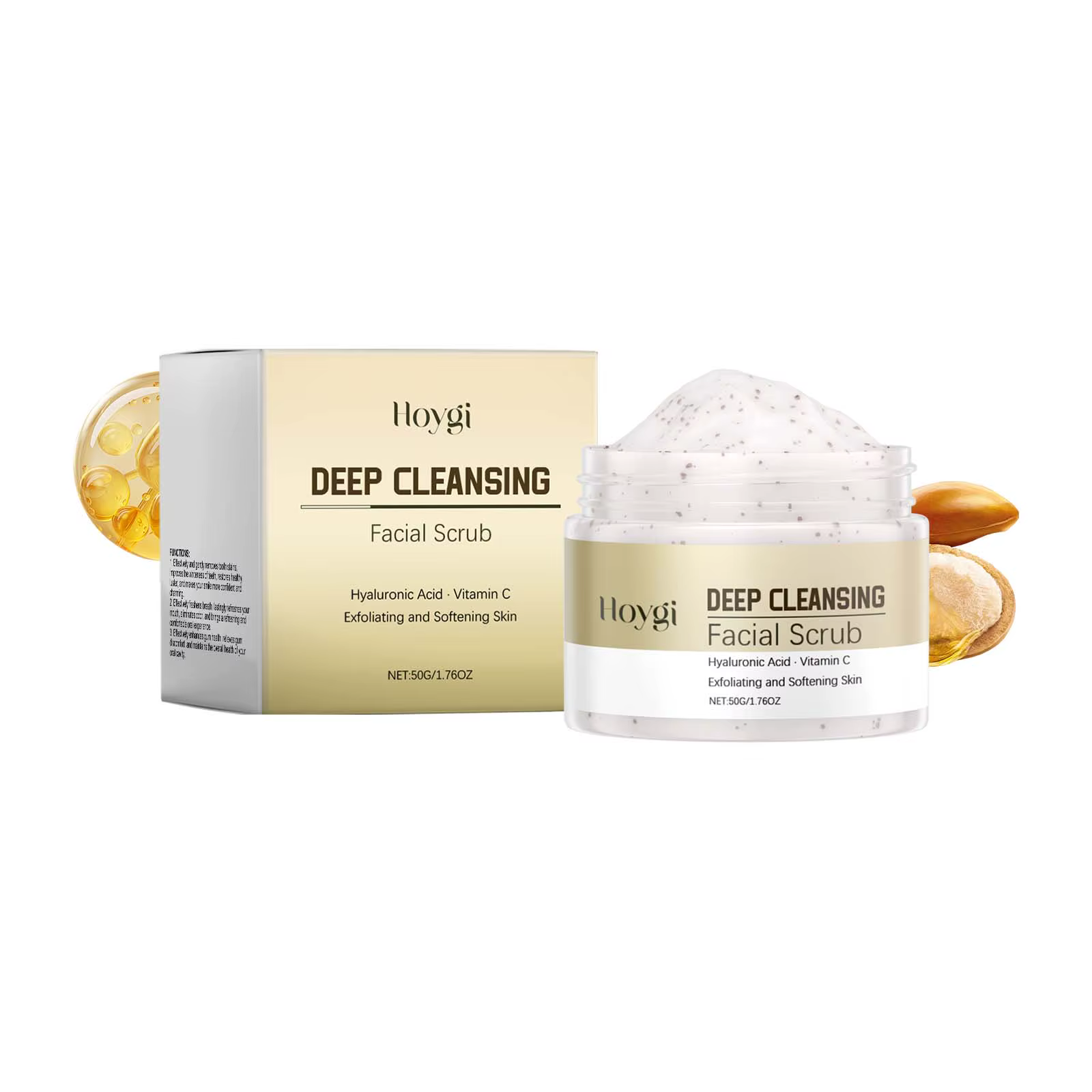 Nettoyage en profondeur gommage du visage exfoliant nettoyage du visage et raffinage des pores élimi