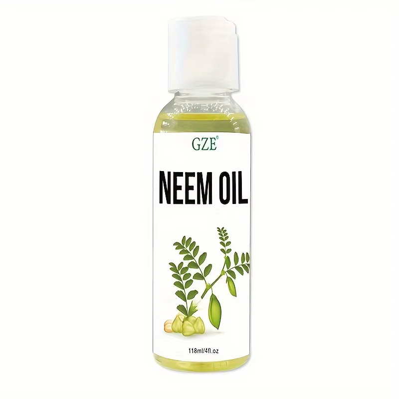 Huile de GZE Neem pour la peau, la croissance des cheveux non dilueuse pressée à froid, utilisée pou