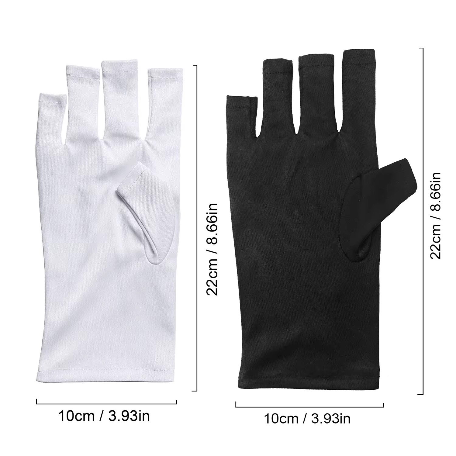 Gants Anti UV en Gel, gants de Protection professionnels pour manucure, protège les mains, Nail Art,
