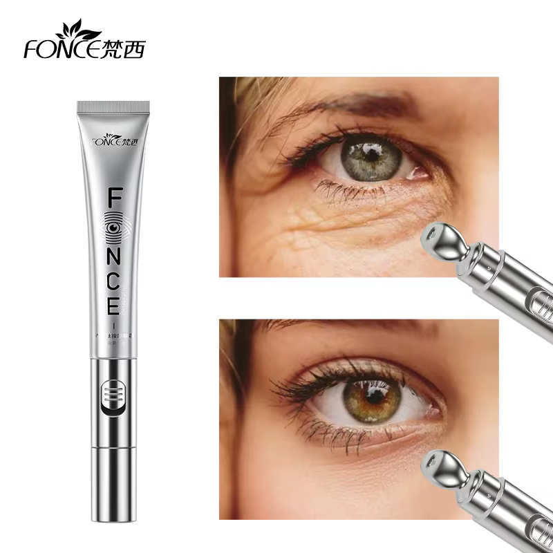 La crème pour les yeux de massage électrique Hexapeptide FONCE éclaircit les poches foncées et les r