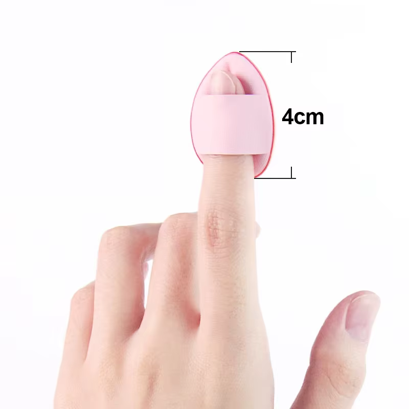Mini fond de teint bouffant pour les doigts, petit coussin d'air, éponge en poudre, correcteur pour