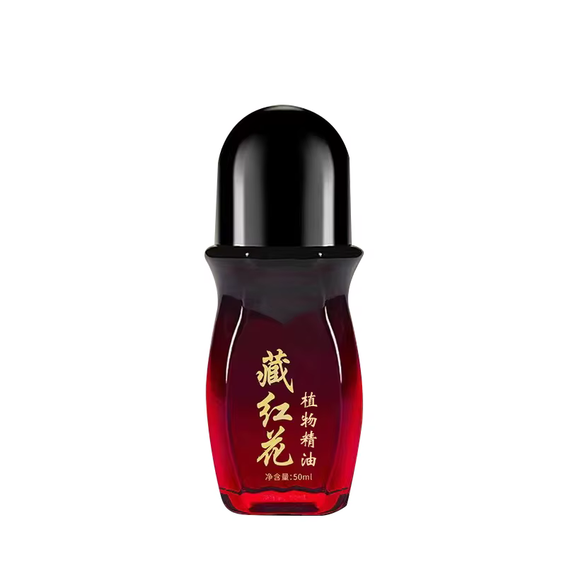 Huile chauffante essentielle de safran 50ml, huile de Guasha grattage, Massage méridien des épaules,
