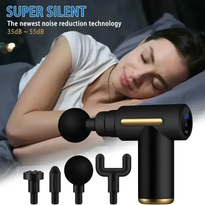 USB Mini pistolet de Massage Fascia Machine Relaxation musculaire pistolet vibrant tige Massage équi