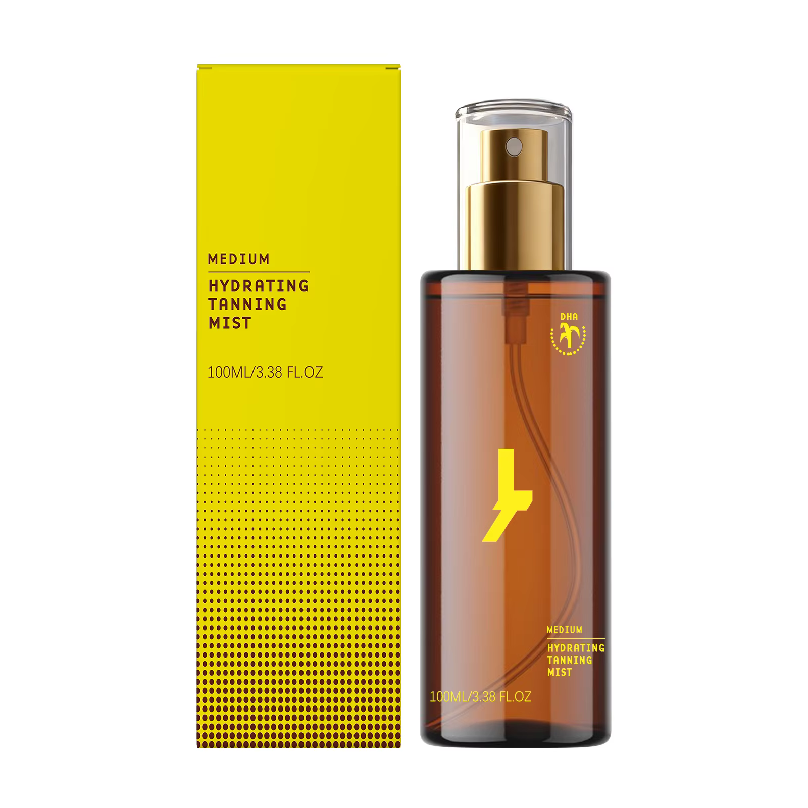 Spray Autobronzant Naturel Sans Soleil pour le Corps et le Visage – Rehausseur de Teint Bronze Blé –