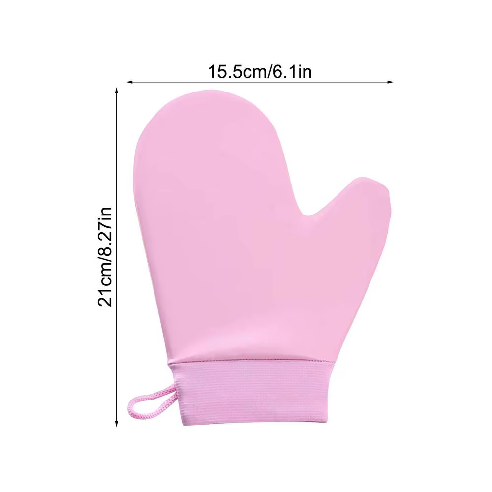 Mitaine applicatrice de bronzage en similicuir pour femmes, hommes, papa, pour le dos, le visage et 
