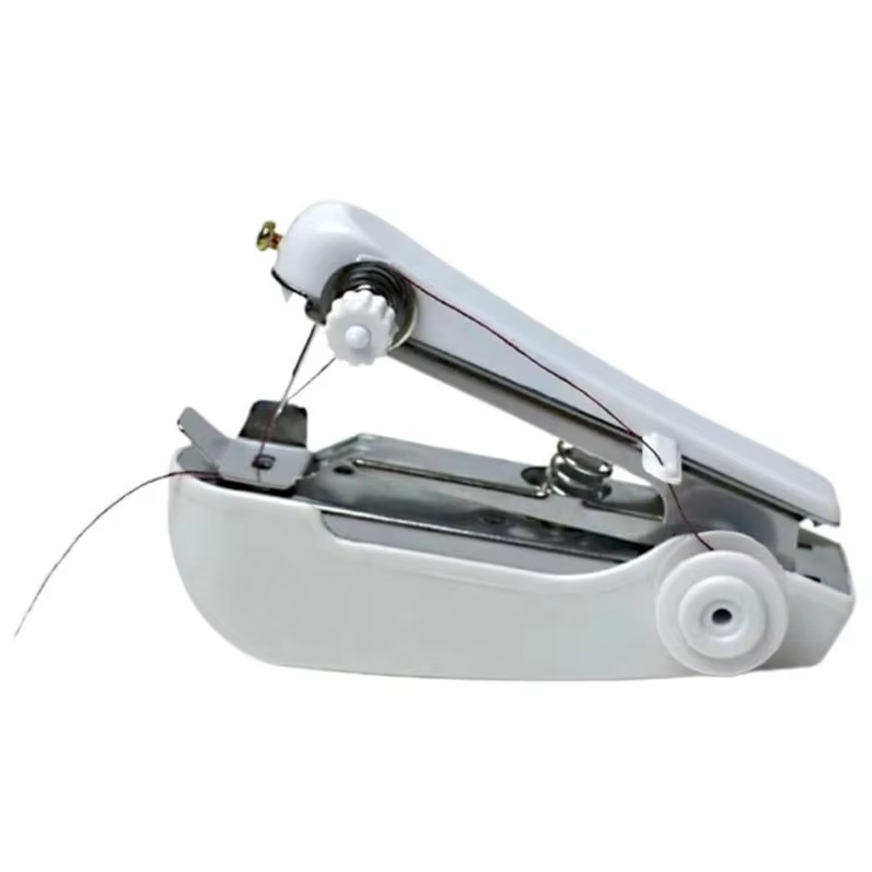Mini machine à coudre manuelle portable pour travaux d'aiguille, outil de couture DIY pour la maison