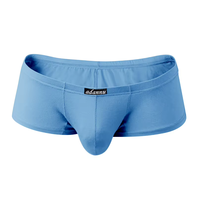 Boxer Modal Slim Fit pour hommes, Buts, Monochromatique, Sexy, Taille basse, Hanche enveloppée, Spor