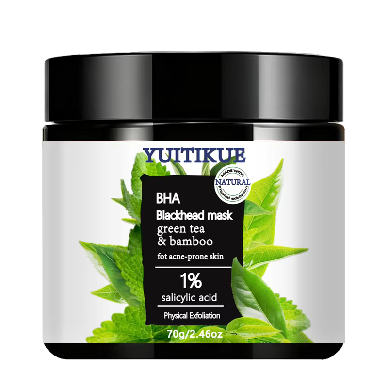 Masque anti-points noirs YUITIKUE avec BHA, thé vert et acide salicylique, nettoyage en profondeur, 