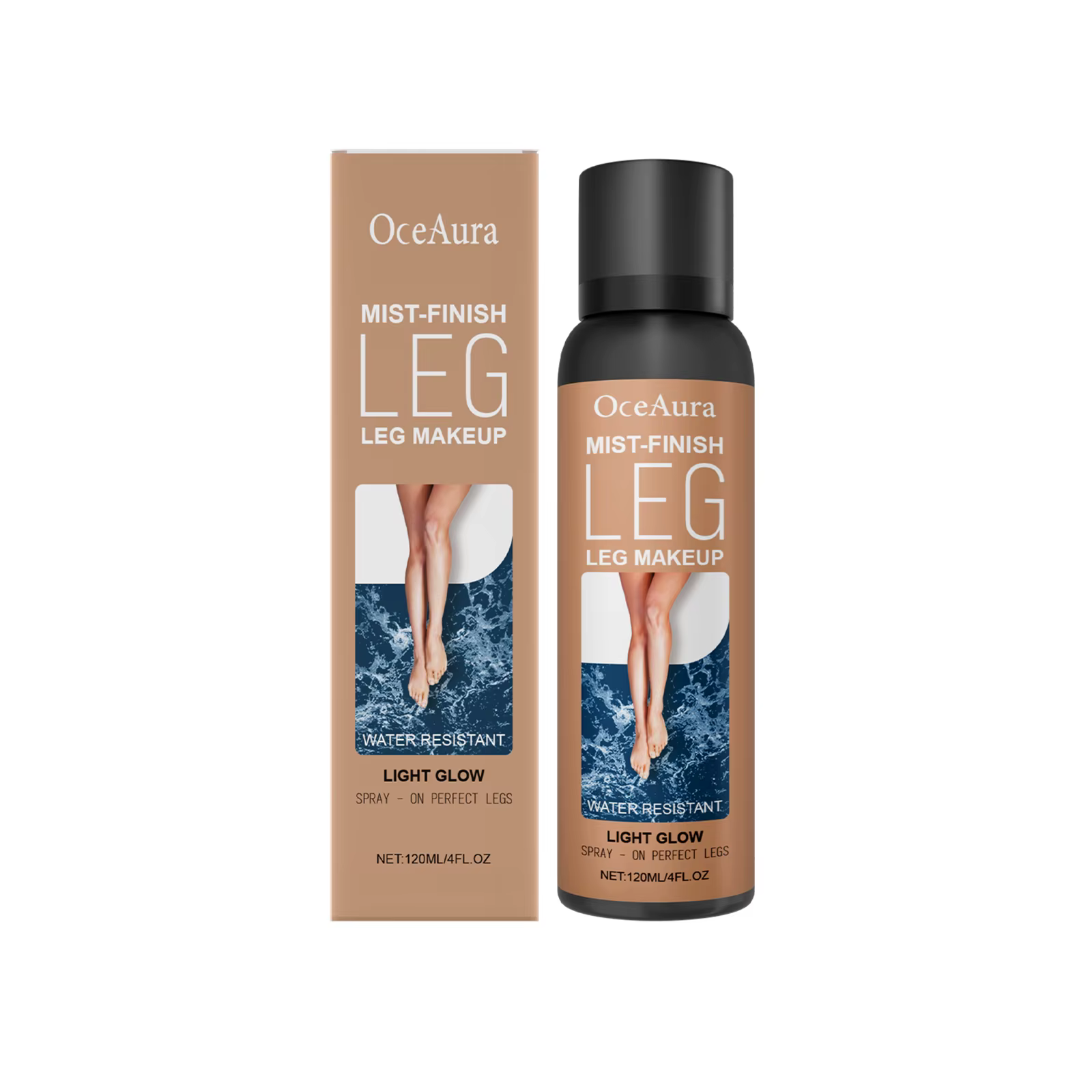 Spray Correcteur pour les Jambes Autobronzant Longue Durée Imperméable Unifie le Teint Nourrissant S