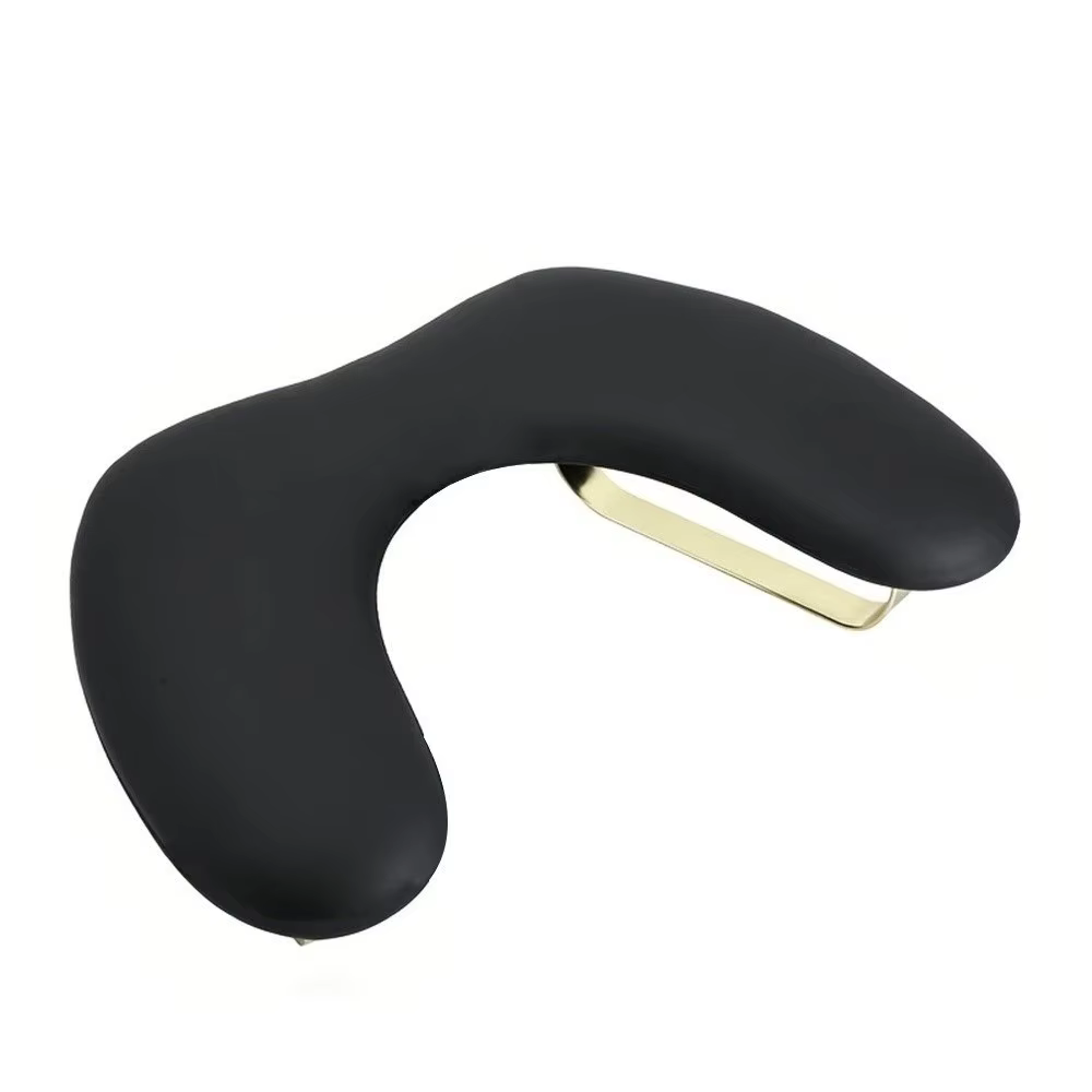 Coussin repose-bras en forme de U pour manucure avec support de téléphone inclinable, support pour n