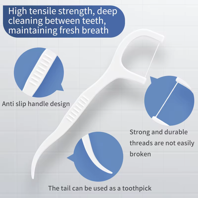 Cure-dents Ultra-fines, ensemble domestique, fil de soin Portable et jetable, nettoyage en profondeu