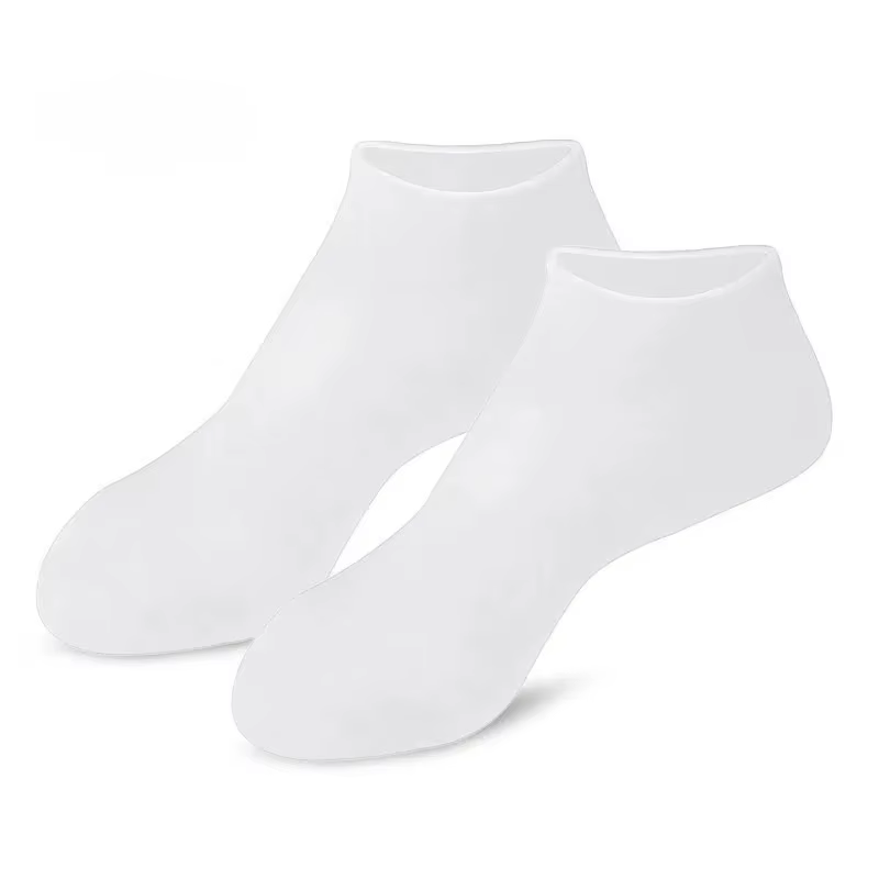 2 paires de chaussettes en silicone pour le soin des pieds, pour hommes et femmes, hydratantes, prot