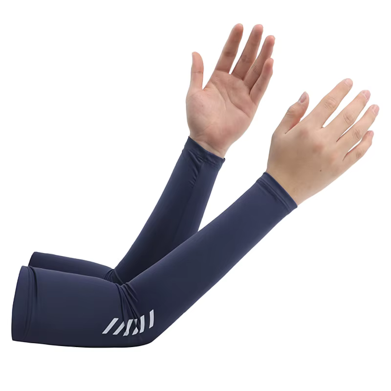Manchons de protection solaire pour hommes, gants en soie glacée pour l'été, design fin, protection 