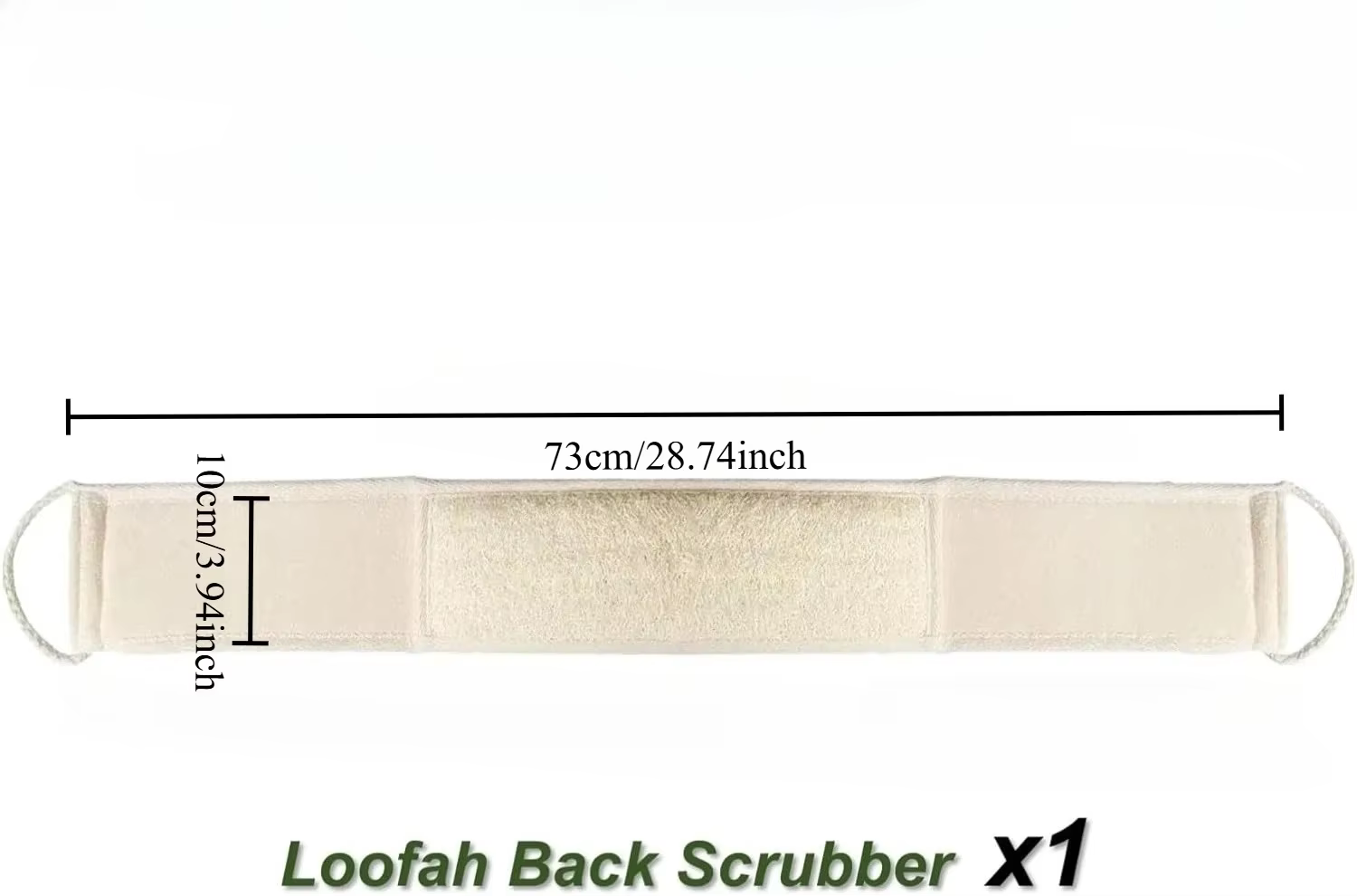 Massage exfoliant pour épurateur de peau du dos, longue bande pour le gommage du dos