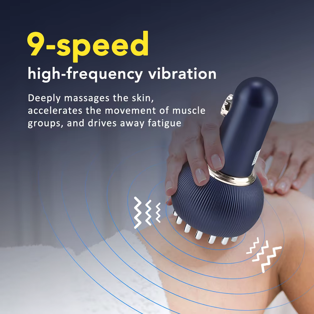 Brosse de Massage électrique méridien pour le corps, Machine de Drainage lymphatique, appareil de ph
