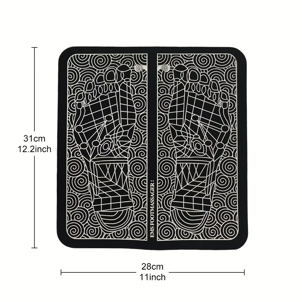 Tapis de Massage des pieds électrique avec chargeur USB, relaxation des points d'acupuncture des pie