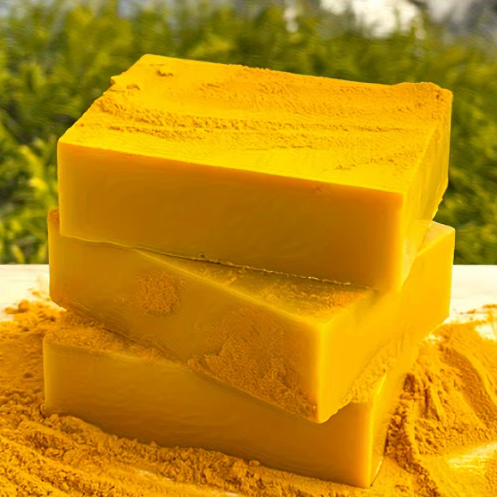 Savon à l'huile essentielle pour éliminer et blanchir l'acné au curcuma, avec protéines de collagène