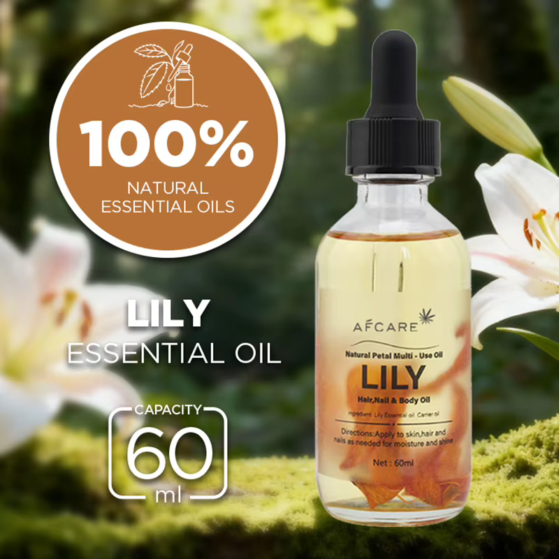 Huile essentielle de fleurs séchées de lys professionnelle 60 ml pour diffuseur, parfum pour bougies