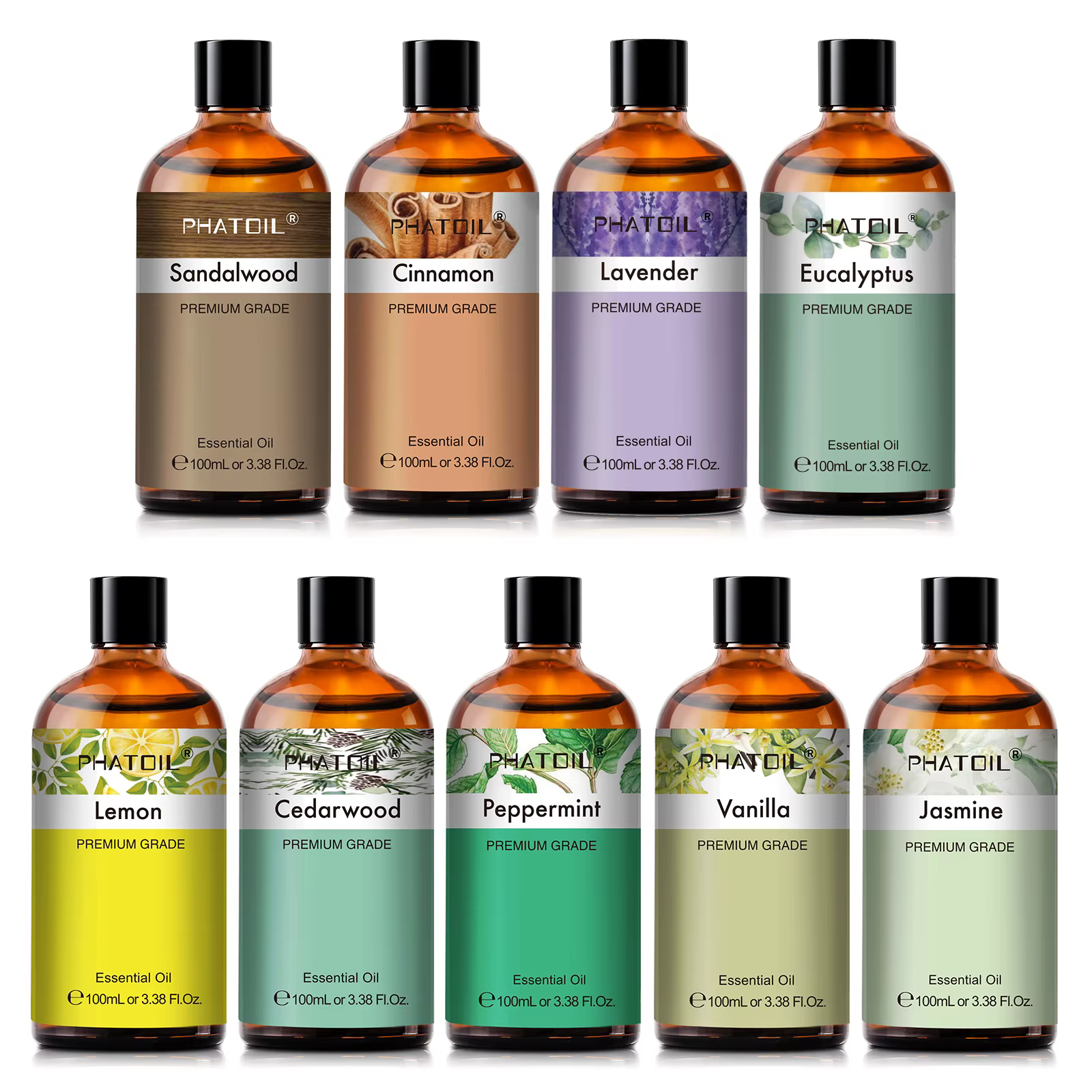Huile essentielle d'aromathérapie PHATOIL pour les soins de la peau, diffuseur, Massage et fabricati