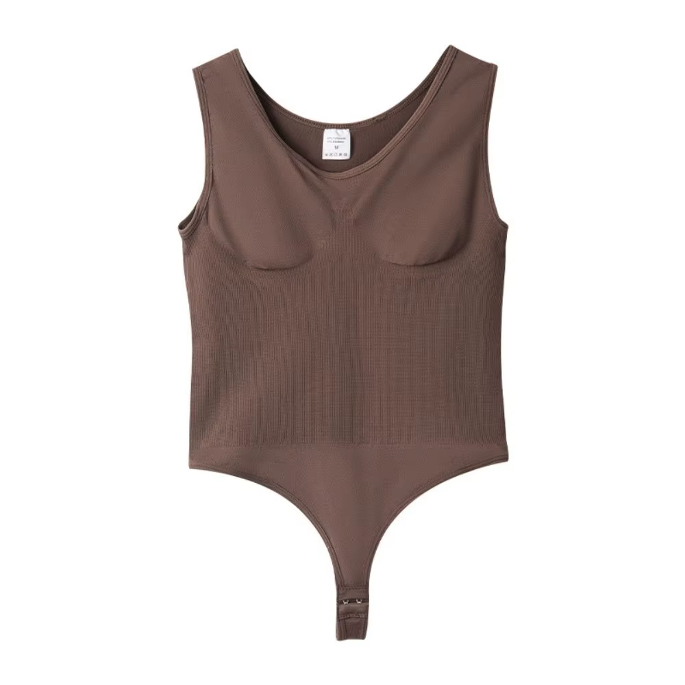 Body sculptant amincissant pour femme, sans manches, post-partum, sans couture, type string