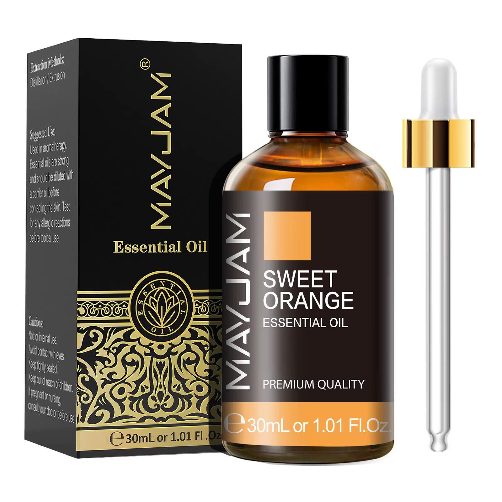 MAYJAM 30ML avec compte-gouttes huiles essentielles Oregano citron Eucalyptus menthe verte Neroli He