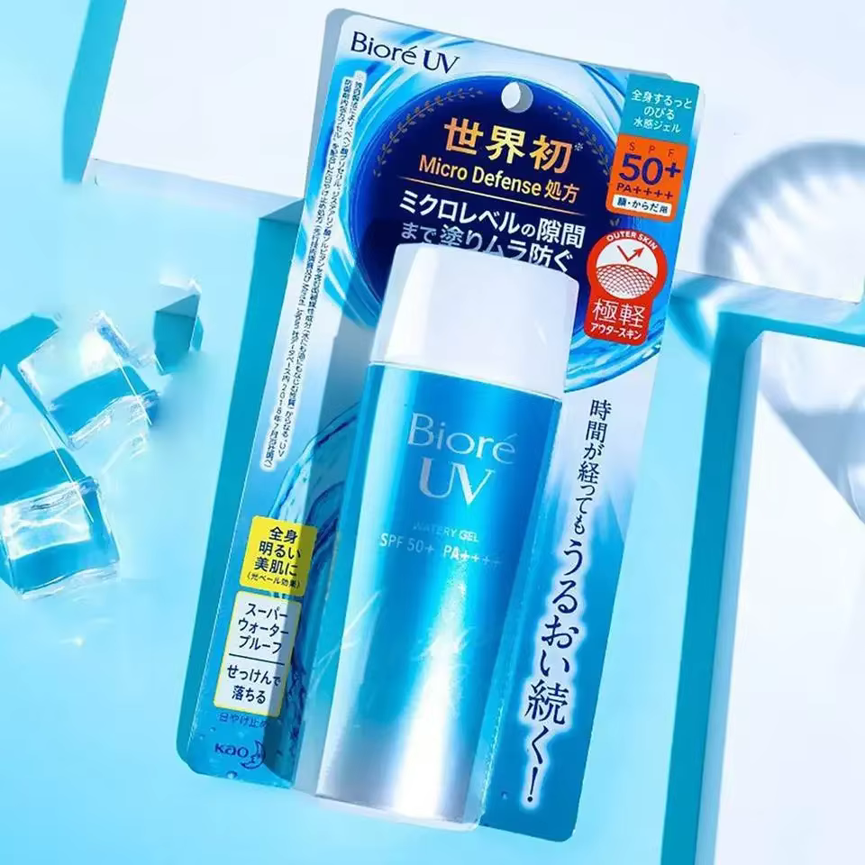 Crème Solaire Spf50 en Gel Imperméable de 90 ou 50ml, Produit Cosmétique pour les Soins de la Peau,