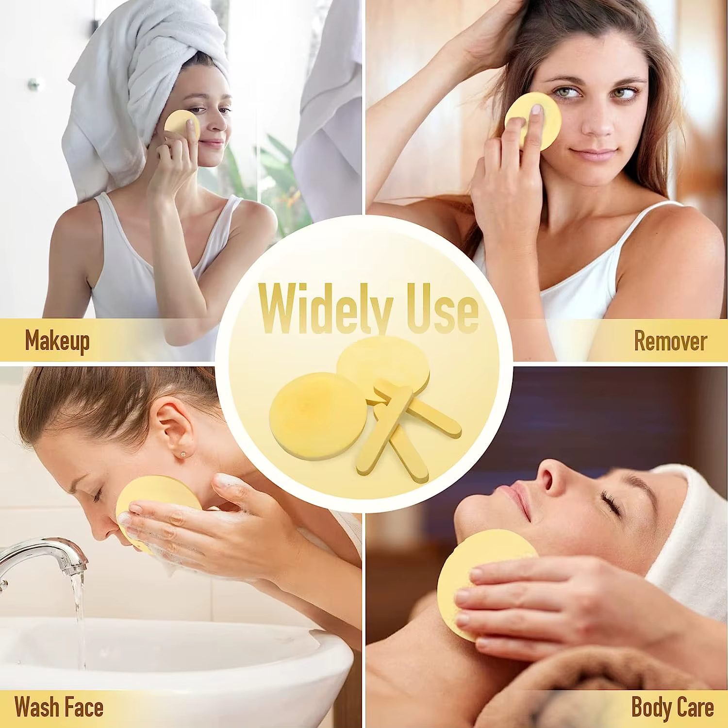 Éponges de nettoyage du visage rondes compressées, brosses de nettoyage, outils de nettoyage, linget