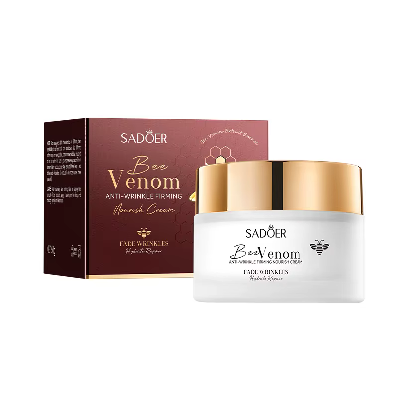 Nouveau crème Anti-âge pour le visage au venin d'abeille, estompe les rides, raffermissant, Lifting,