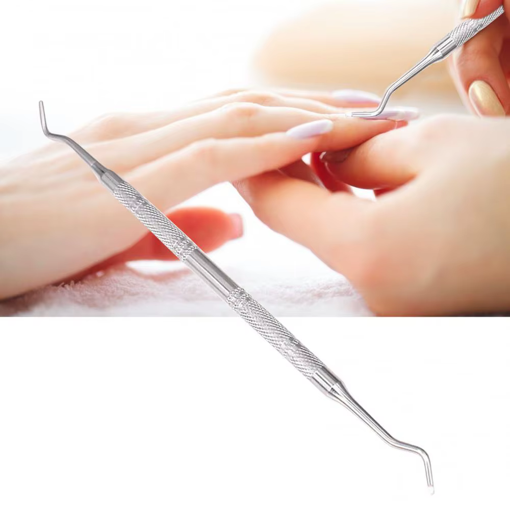 Outil de pédicure pour le soin des ongles des pieds, crochet double extrémité pour ongles incarnés, 