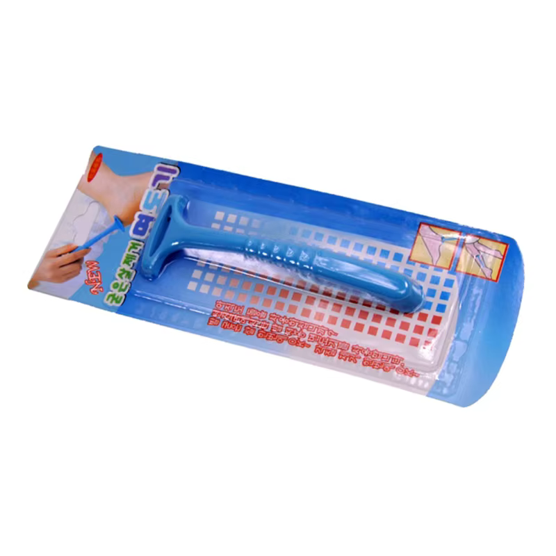 Rasoir à main pour les pieds en métal et plastique, dissolvant de peau dure au talon, pédicure pour 