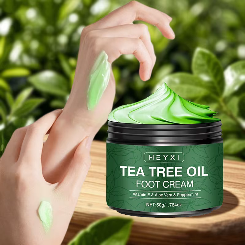 Crème de soin à l'huile de thé, contenant du collagène soluble, hydratation intense, convient à tous