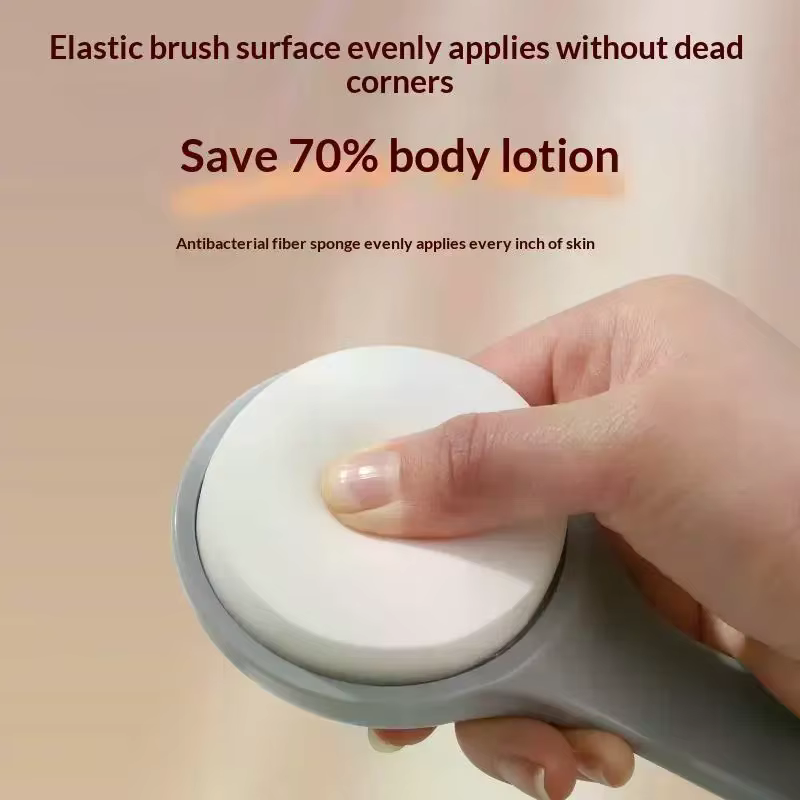 Applicateur de lotion solaire et autobronzant pour le dos, bâton applicateur portable à long manche