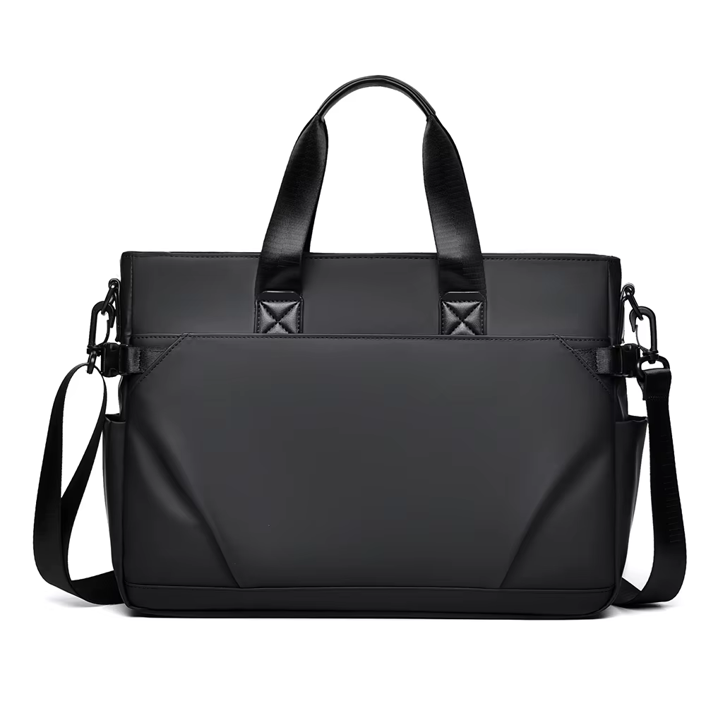 Sac à main d'affaires pour hommes, grande capacité, mallette de rangement pour ordinateur de 15.6 po