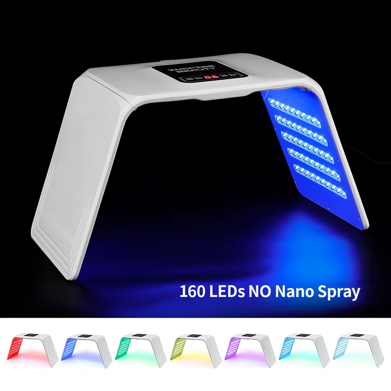 7 couleurs LED Photon Machine peau hydratant Nano Spray LED visage et corps SPA soins de la peau mas