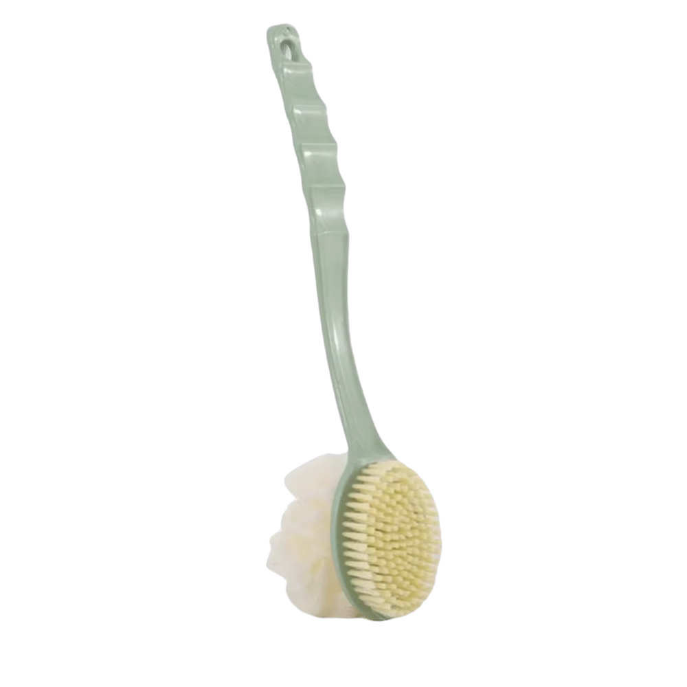 Brosse exfoliante douce pour le corps, brosse de bain à poils doux, brosse de bain à long manche, br