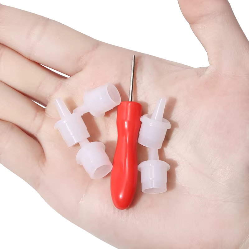 Bouteille de colle universelle pour cils, aiguille de blocage de remplacement, Extension de cils, tê