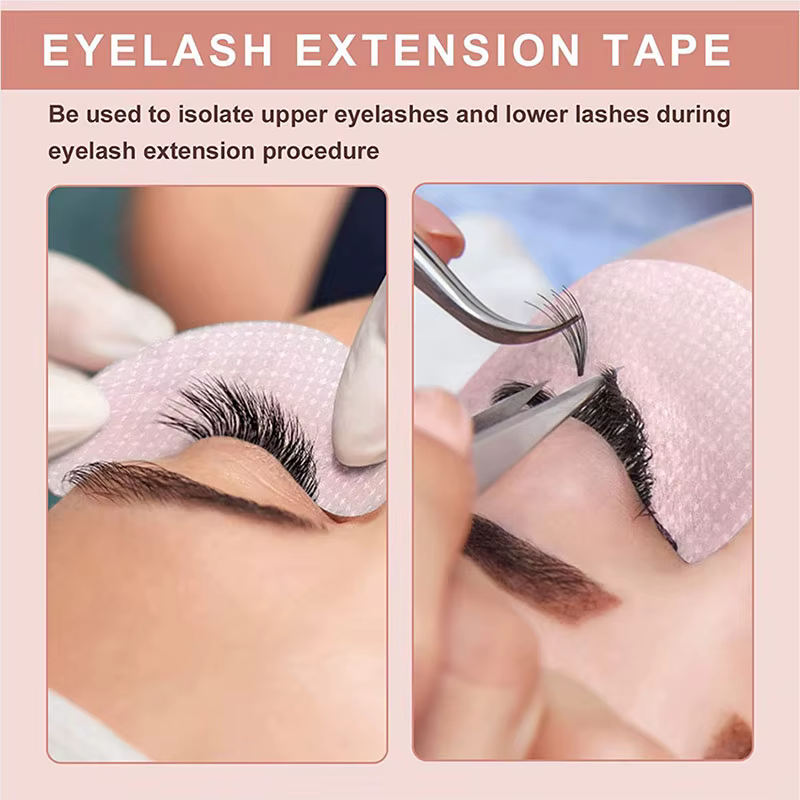 Bande d'extension de cils en Gel de Silicone, patchs sous les yeux, respirant, résistant aux sensibl