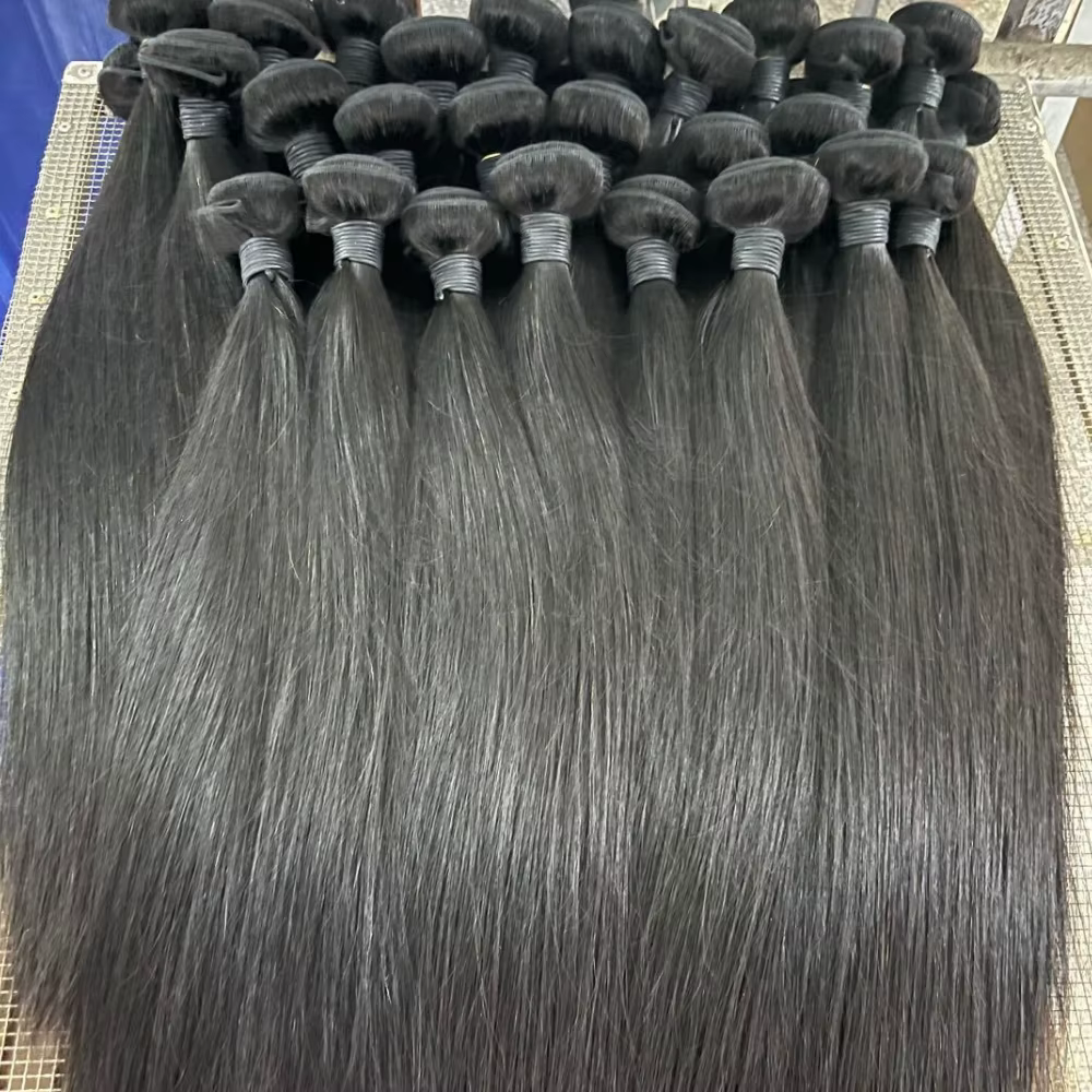 Tissage en lot péruvien 100% naturel-UNice Hair, cheveux lisses, 8 à 30 pouces, lot de 1/3/4, vente 