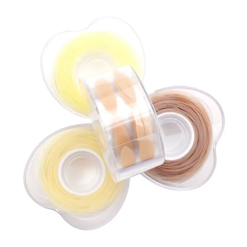Extension de cils en forme de coupe, Gel médical en Silicone, Patch adhésif pour cils, bande de paup