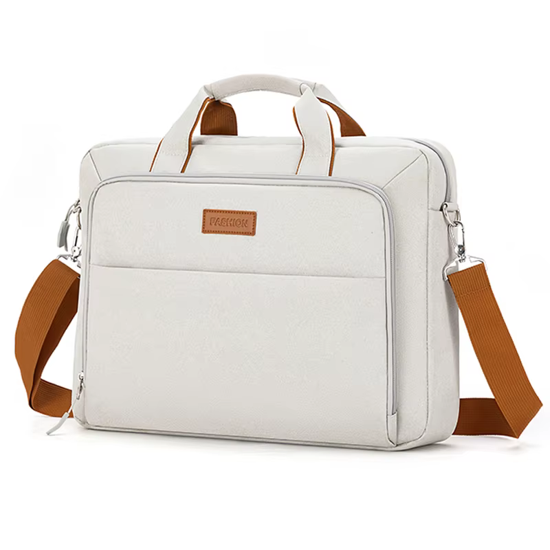 Sac d'ordinateur de grande taille, mallette de transport à la mode avec coussin d'air, entièrement e