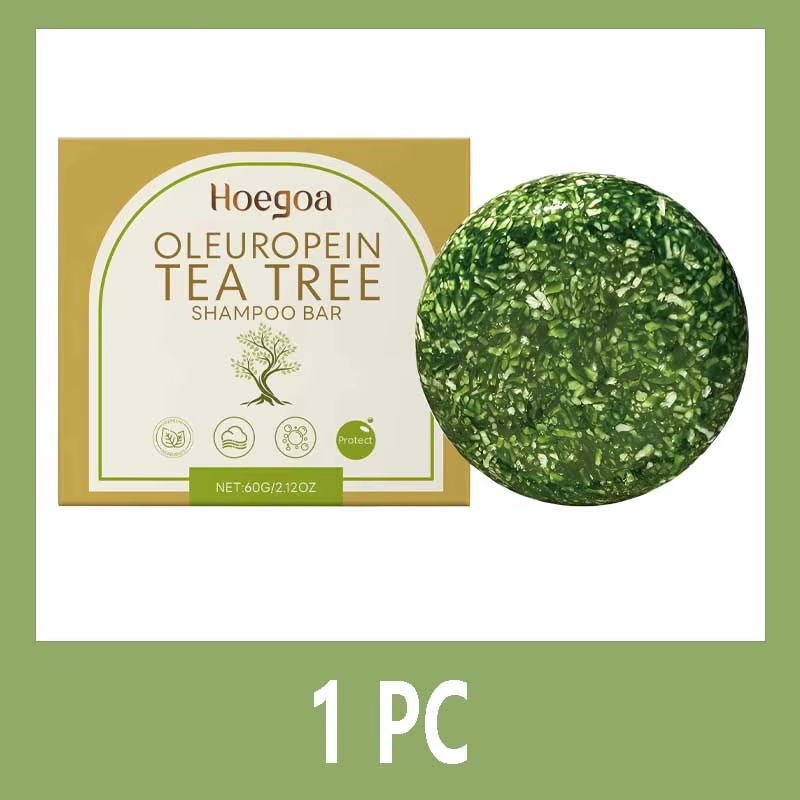 Savon Solide Anti-Pelliculaire Herbal Doux à l'Huile d'Arbre à Thé pour le Contrôle du Sébum et le N