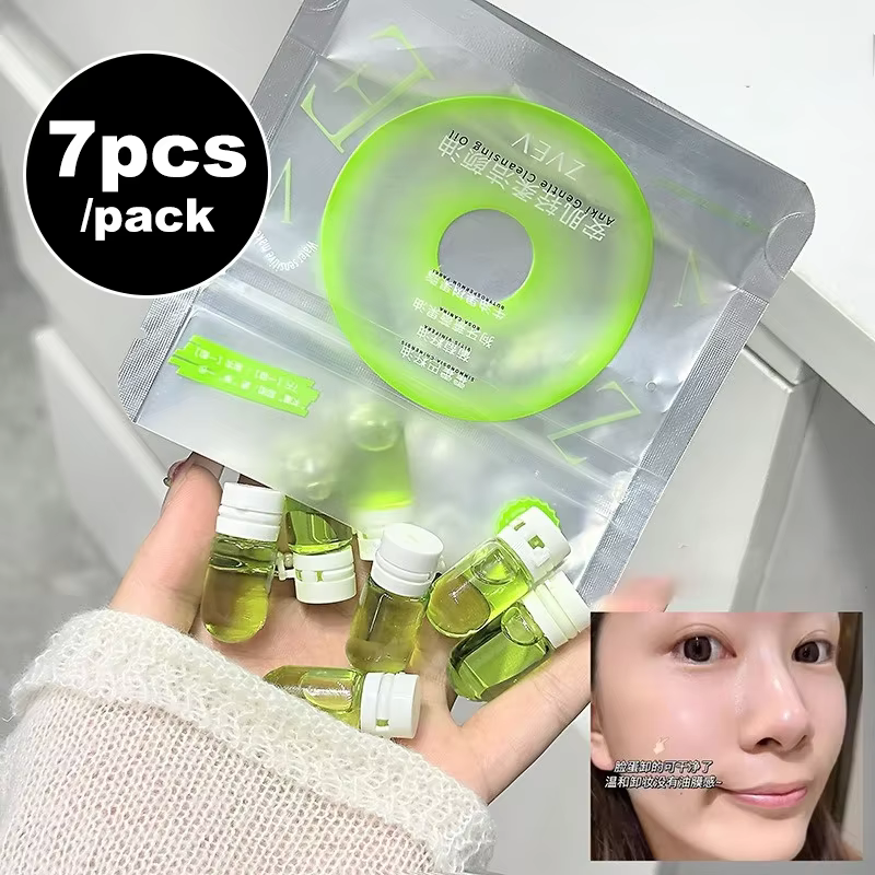 7/40 Capsules d'huile nettoyante doucement Non irritante hydrater apaiser nettoyage voyage Portable 