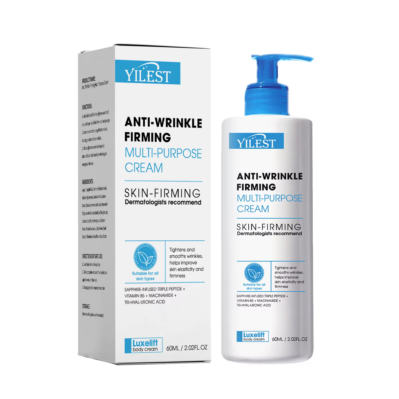 Crème raffermissante pour le corps crème polyvalente nourrissante hydratante éclaircissante Lifting 