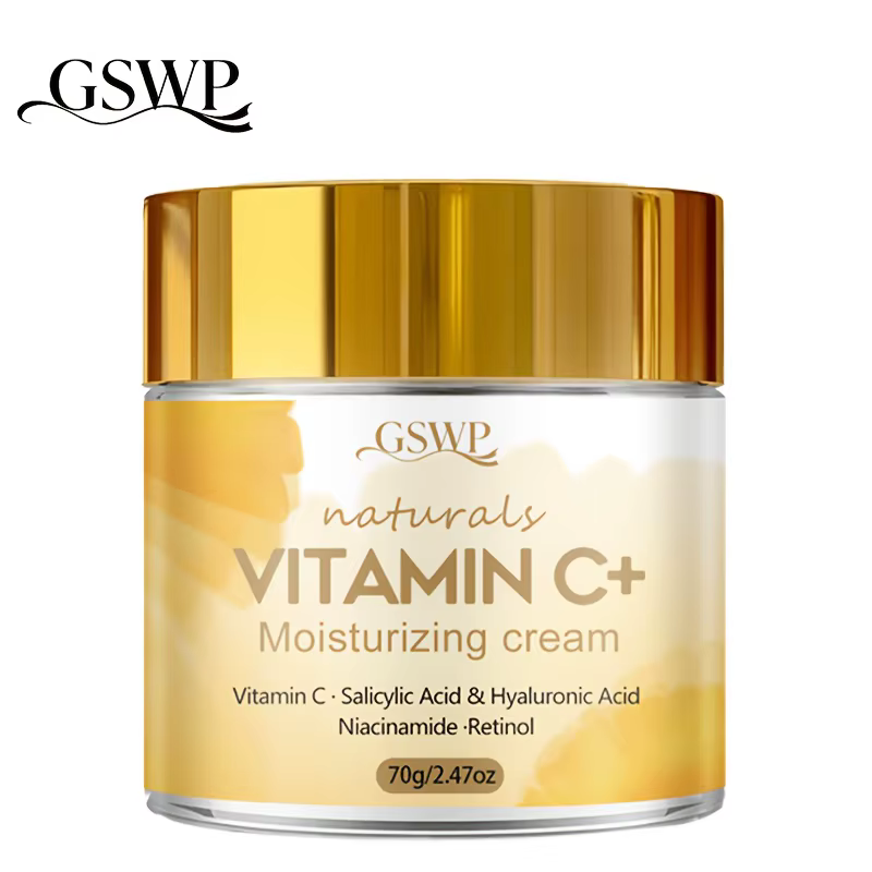 Crème hydratante à la vitamine C GSWP, contenant de l'acide salicylique, de l'acide hyaluronique et 