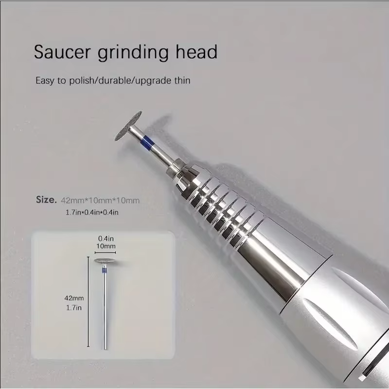 Tête de retrait diamant électrique foret à ongles disque meulage bavure T fraises broyeur coupe-cuti