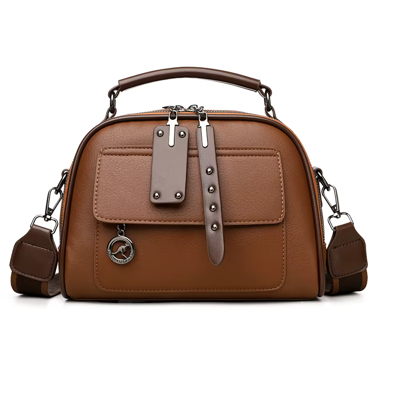 Sacs à main de luxe en cuir souple pour femmes, sacs de styliste à 3 couches, Sac à bandoulière pour
